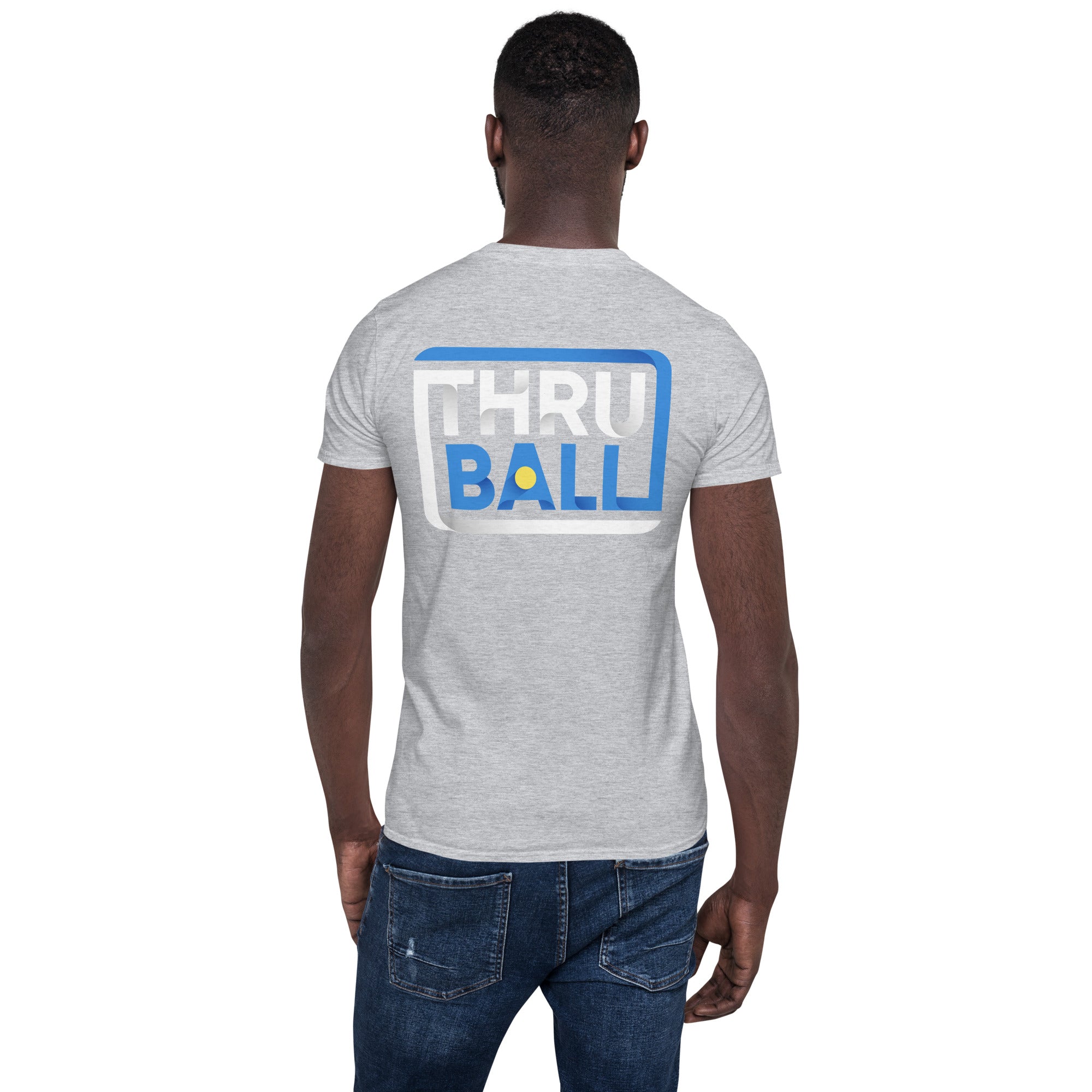 thruball official shirt back of grey