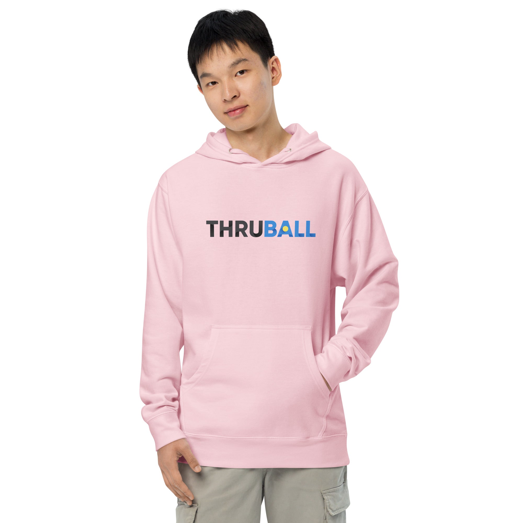 pink official thruball hoodie